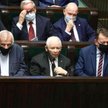 Jarosław Kaczyński w sejmowych ławach