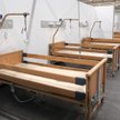 Budowę szpitali tymczasowych (na zdj. placówka powstająca w Hali Expo w Łodzi) finansuje budżet pańs