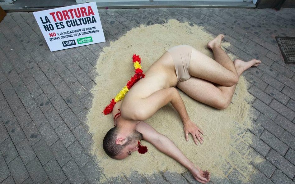 Protest przeciwko korridzie