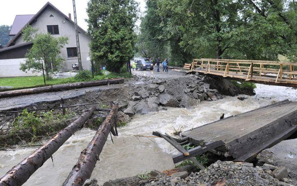 Powódź na Żywiecczyźnie