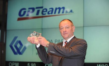 Janusz Bober, prezes OPTeamu