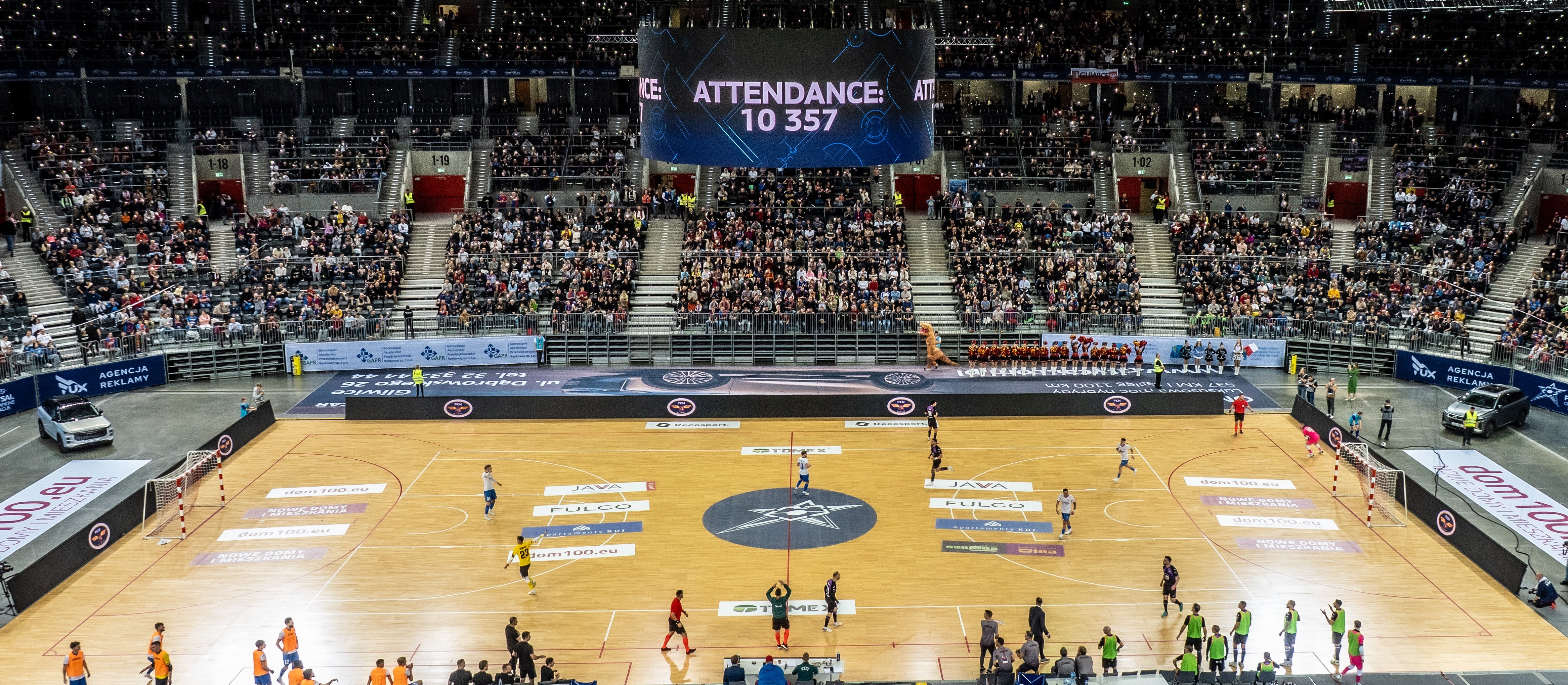 Frekwencyjny rekord na meczu futsalowej Ligi Mistrzów w Gliwicach