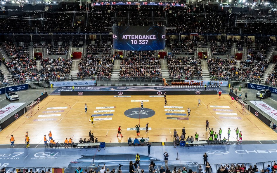 Frekwencyjny rekord na meczu futsalowej Ligi Mistrzów w Gliwicach