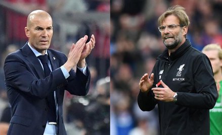 Zinedine Zidane z Realem Ligę Mistrzów wygrywał już dwukrotnie. Juergen Klopp nie ma jeszcze na konc
