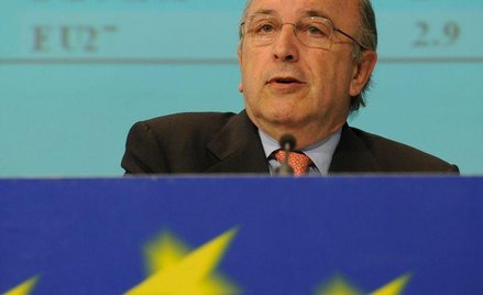 Joaquin Almunia, unijny komisarz do spraw gospodarczych i walutowych