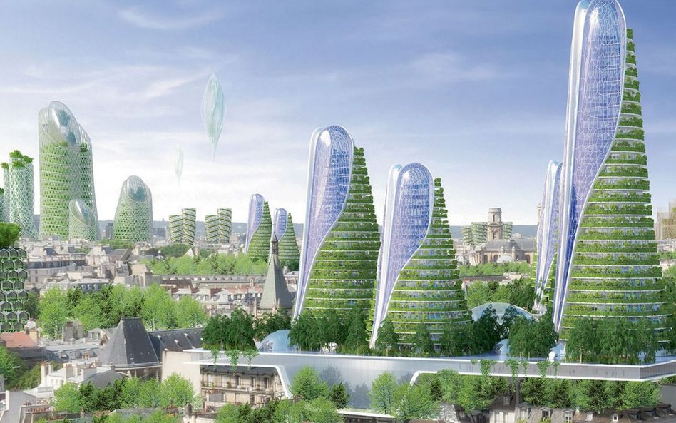 Paris Smart City 2050. Proj. Vincent Callebaut