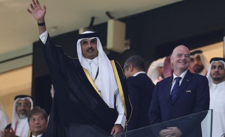 Emir Kataru i Gianni Infantino