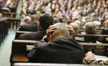 Ludwik Dorn w Sejmie wieczorem 16 grudnia