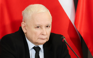Prezes PiS Jarosław Kaczyński podczas posiedzenia Zespołu Pracy dla Polski