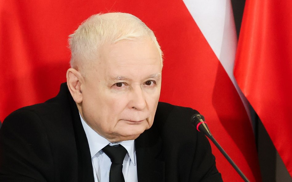 Prezes PiS Jarosław Kaczyński podczas posiedzenia Zespołu Pracy dla Polski