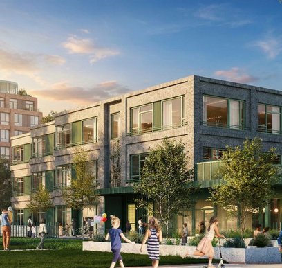 Projekt przewiduje wzniesienie czterech budynków w układzie kwartałowym. W ich wnętrzu znajdą się 63