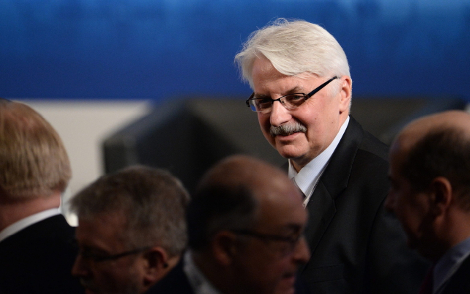 Minister spraw zagranicznych Witold Waszczykowski