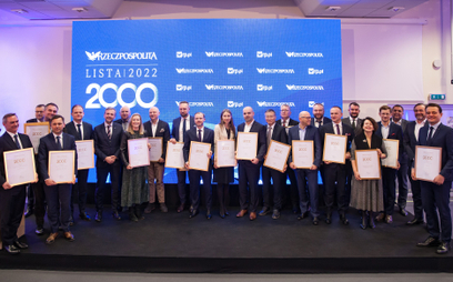 Laureaci rankingu Lista 2000 „Rzeczpospolitej" w 2022 r.