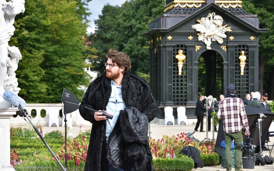 Na planie zdjęciowym filmu „Rock’n’Roll Eddie”.