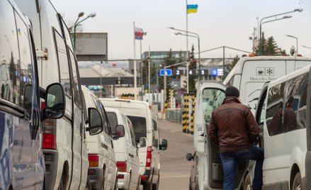 Medyka. Przejście graniczne z Ukrainą.