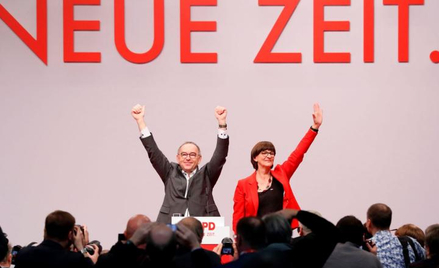 Norbert Walter-Borjans i Saskia Esken nieoczekiwanie wygrali głosowanie wśród członków partii i kilk