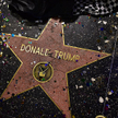 Gwiazda Trumpa w Hollywood zniszczona kilofem