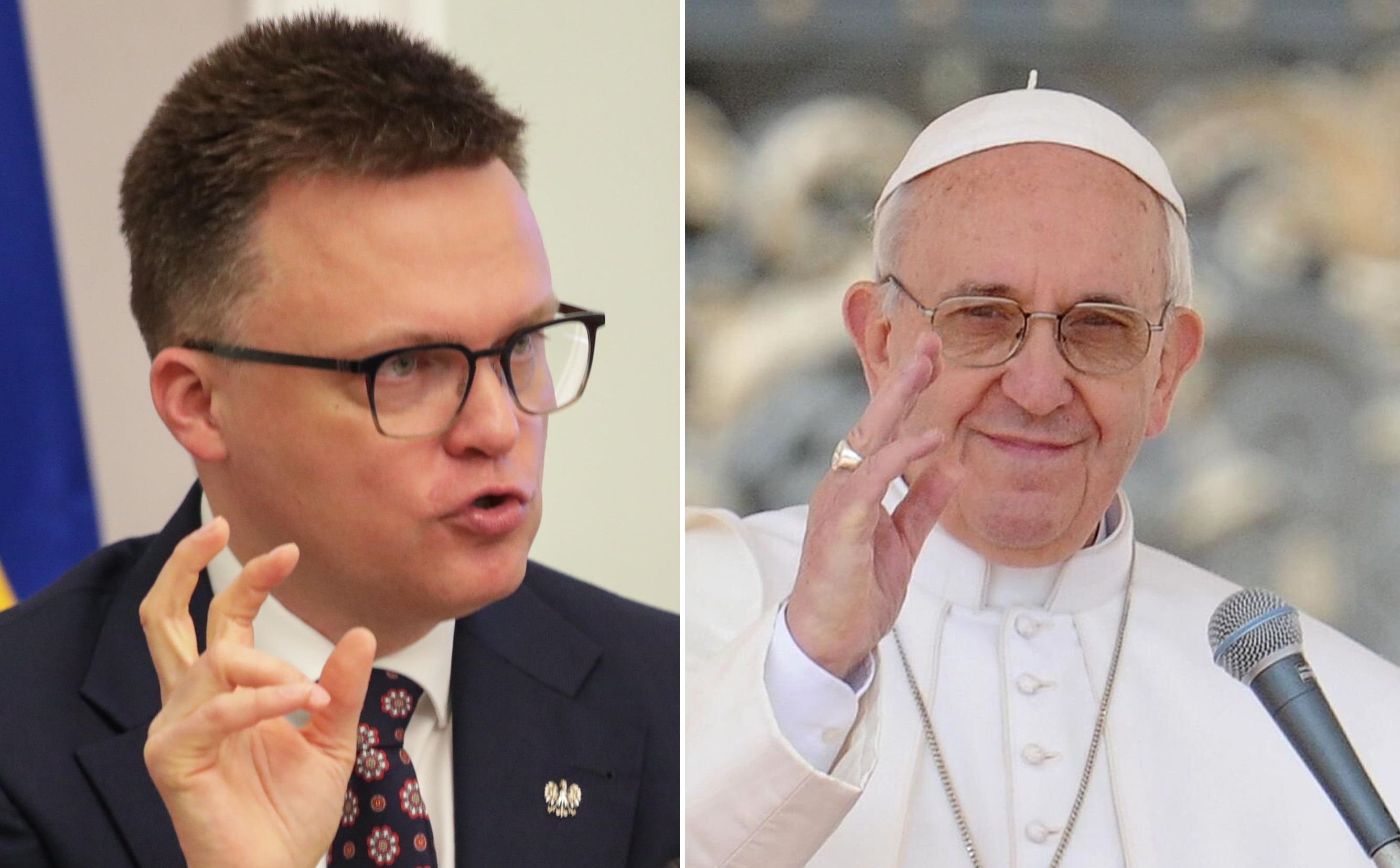 Szymon Hołownia o papieżu Franciszku: Kiepski polityk, dobry proboszcz