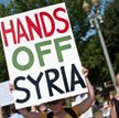 "Ręce precz od Syrii". Protesty przed Białym Domem