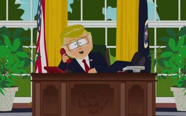 Prezydent Donald Trump w "Miasteczku South Park"