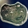 Satelitarne zdjęcie wyspy Nauru
