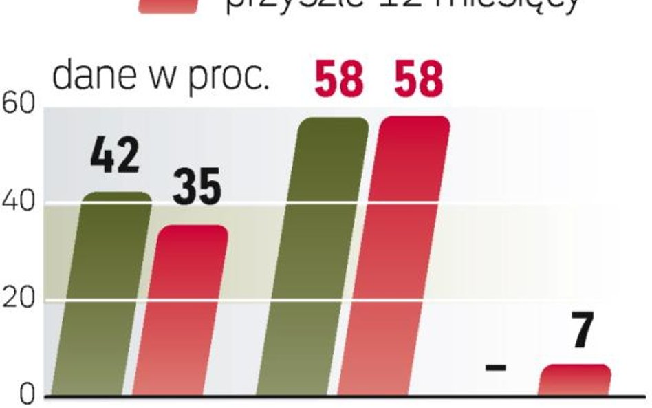 To nie zmieni się też w przyszłym roku. Chcą kupować narzędzia, przyrządy oraz maszyny.