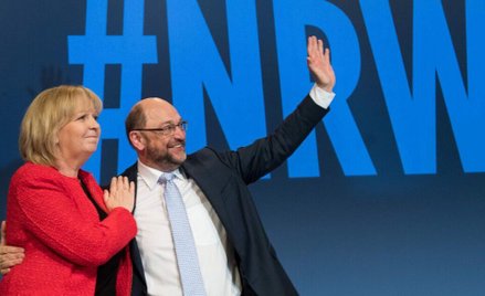 Premier Nadrenii Północnej-Westfalii Hannelore Kraft oraz Martin Schulz liczą na sukces w majowych w