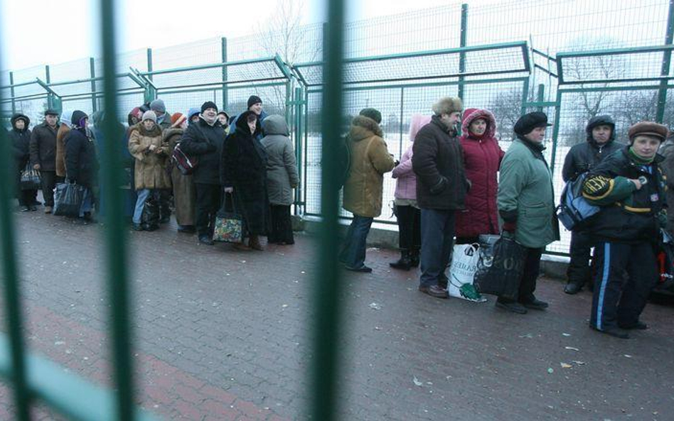 Przejście graniczne w Medyce koło Przemyśla