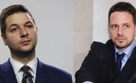 Patryk Jaki i Rafał Trzaskowski - kandydaci na prezydenta Warszawy