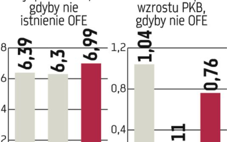 Bez OFE PKB byłby niższy