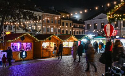Otwarcie Świątecznego Miasteczka na rzeszowskim Rynku
