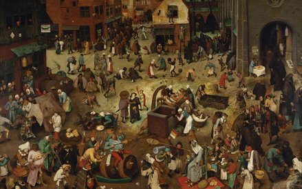 Pieter Bruegel Starszy “Walka karnawału z postem” , 1559