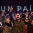 Lider partii Podemos Pablo Iglesias