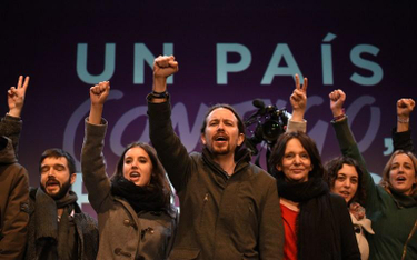 Lider partii Podemos Pablo Iglesias