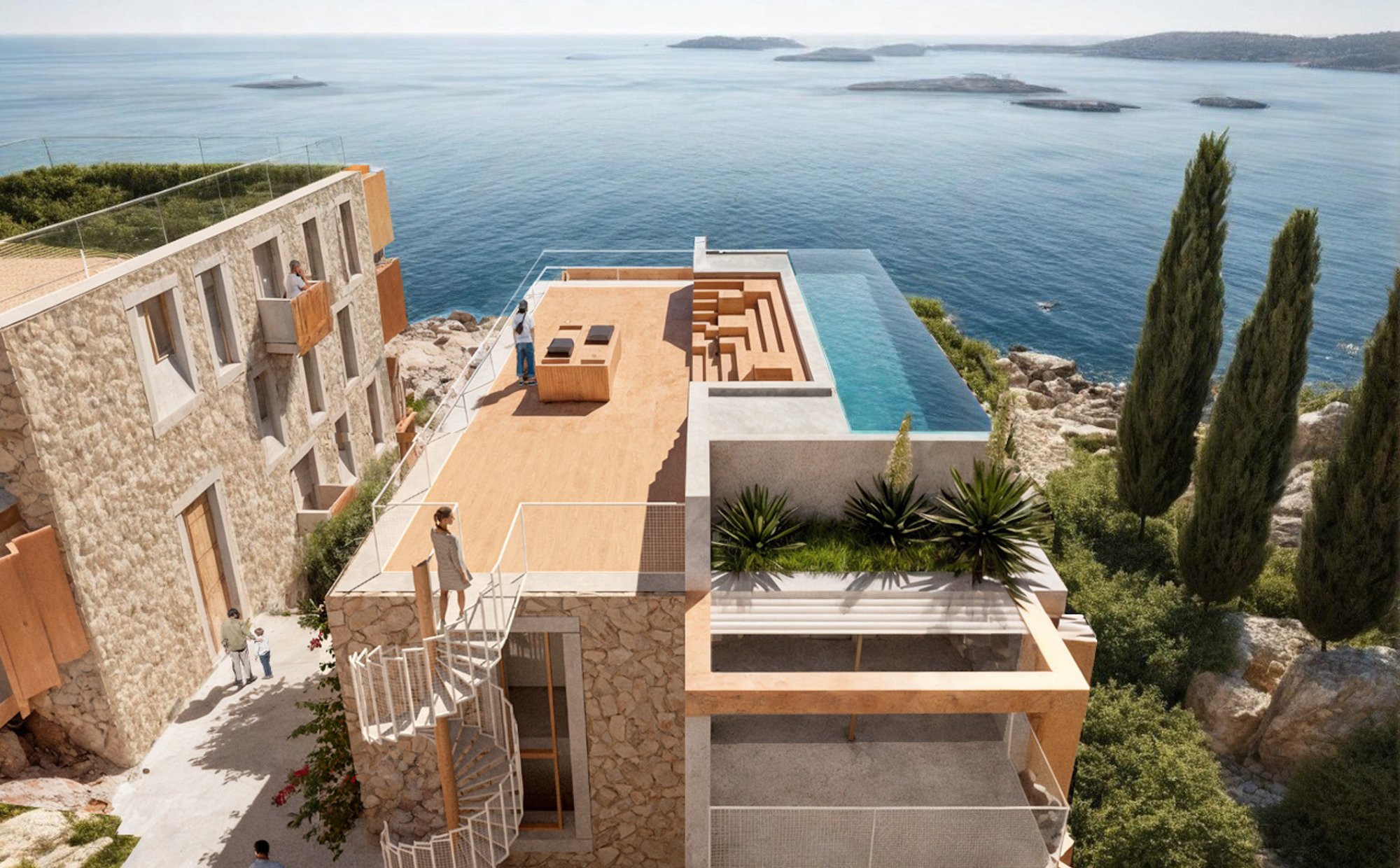 Apartamentowce Roberta Makłowicza w Chorwacji. To projekt znanej pracowni