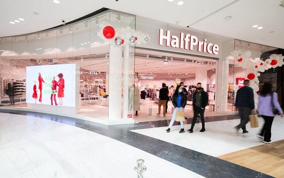 Sklep Half Price w centrum handlowym Wroclavia
