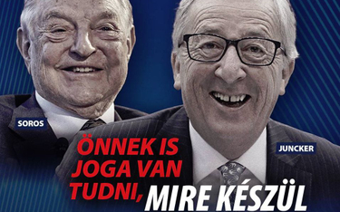 Węgry: Soros i Juncker na plakacie o "zagrożeniu bezpieczeństwa"