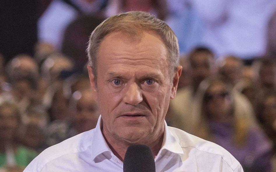 Lider Platformy Obywatelskiej Donald Tusk zwrócił się z apelem do prezydenta Andrzeja Dudy