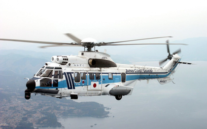 Śmigłowiec wielozadaniowy Airbus Helicopters H225 Super Puma Japońskiej Straży Ochrony Wybrzeża. Fot