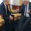 Szef niemieckiej dyplomacji Frank-Walter Steinmeier po rozmowach z ministrem spraw zagranicznych Ukr
