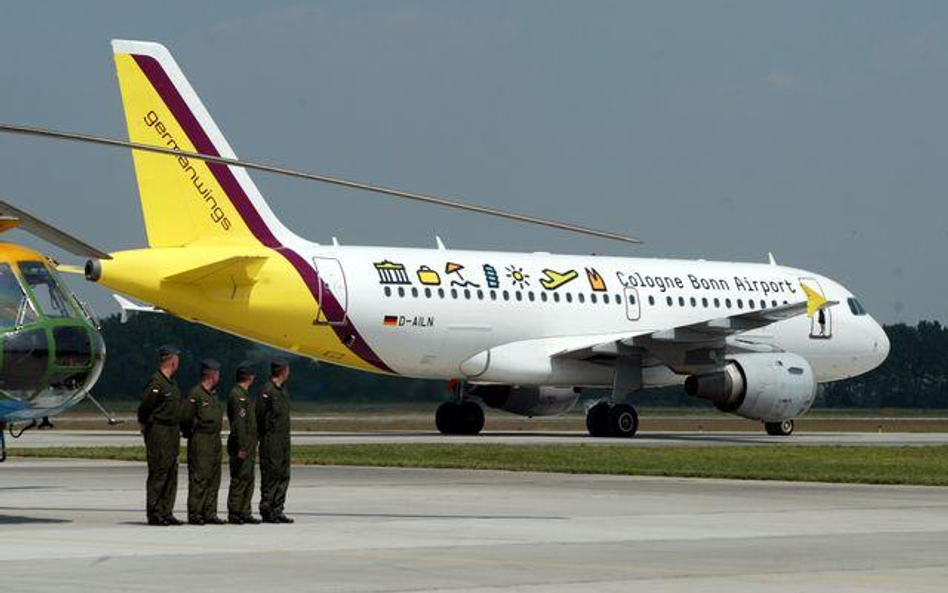 Samolot tanich linii lotniczych Germanwings