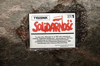"Tygodnik Solidarność" był pierwszą gazetą powszechnie dostępną na rynku czytelniczym, która głosiła
