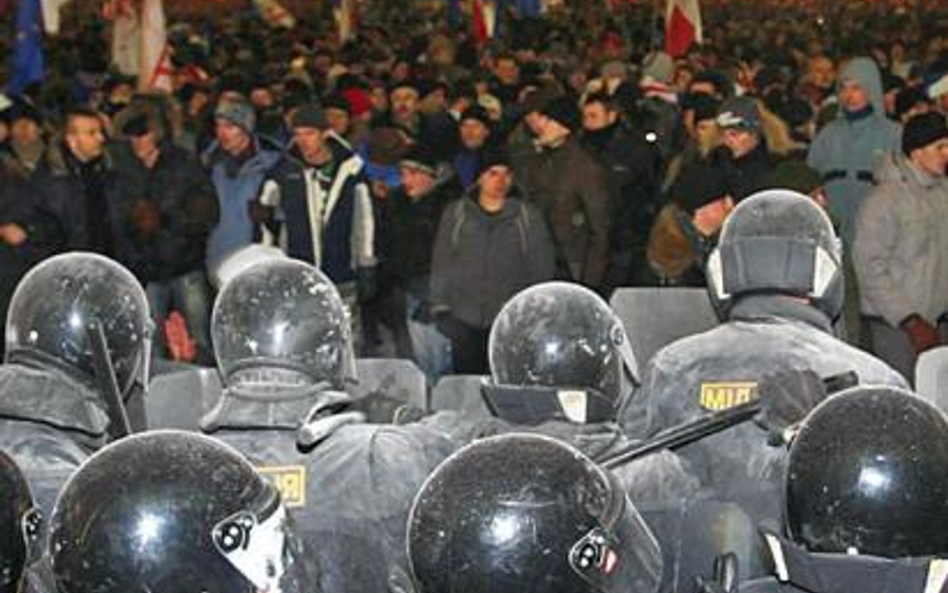 19 grudnia 2010, manifestacja opozycji w Mińsku