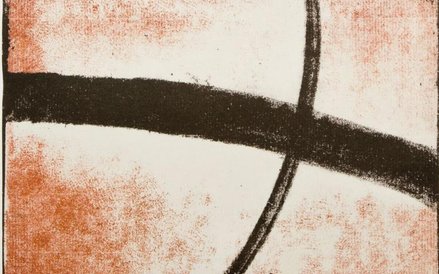 Stefan Gierowski Lato / Summer, 1960 litografia, 20,1 x 20 sygn. p.d.: Sg.lato/60 wł. prywatna