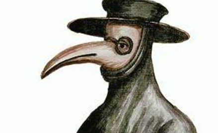 Strój lekarza podczas epidemii dżumy