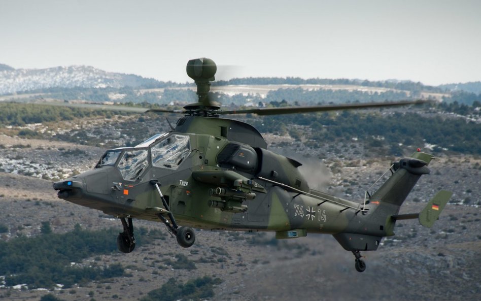 Śmigłowiec bojowy UHT Tiger. Fot./Bundeswehr.