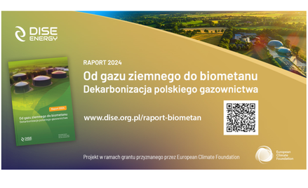 Raport DISE: Biometan może wesprzeć zieloną transformację Polski