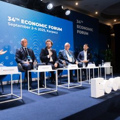 Uczestnicy debaty „Inwestycja, która zmienia zasady gry: jak partnerstwo publiczno-prywatne tworzy z