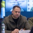 Celem kampanii dezinformacyjnej ma być m. in. Andrij Jermak (na zdjęciu), szef kancelarii prezydenta