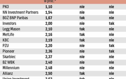 Opłaty to ważny element rentowności IKE